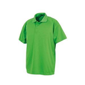 Spiro Womens/Ladies Performance Aircool Polo Shirt / Lime